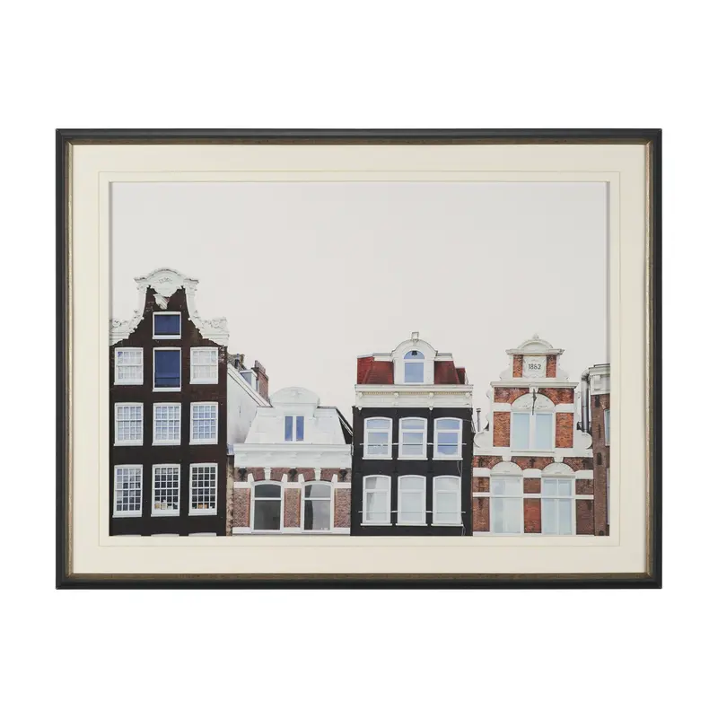 Beautiful Buildings – Framed Art Print With Mat And Glass By Irene Suchocki 1
