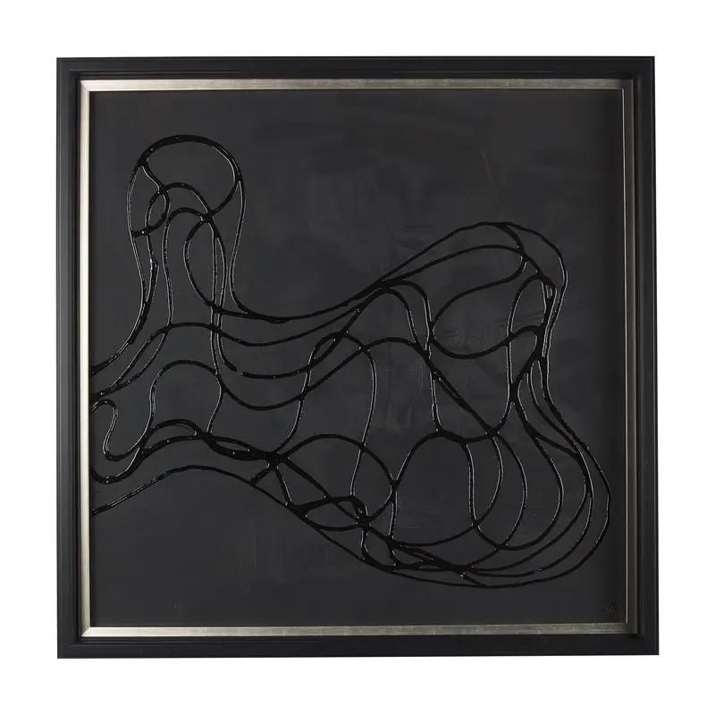 Bee Dance Ii – Original 3D Textured Framed Artwork By Studio M 1