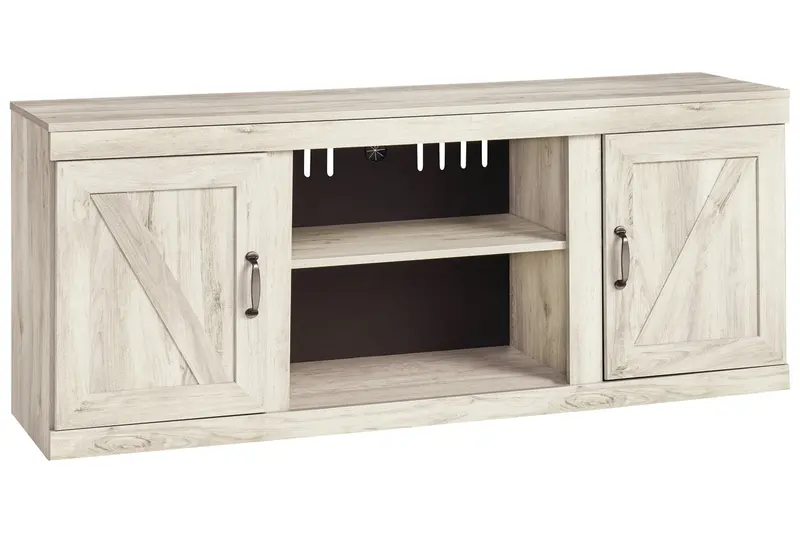 Bellaby Whitewash 60-Inch Media Console For Tvs 1