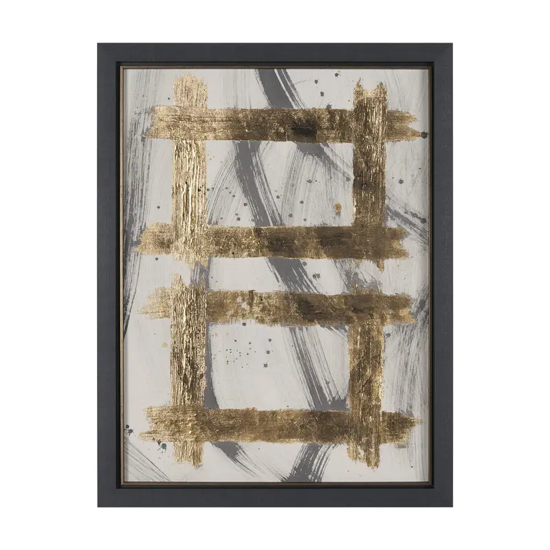 Besmirched Ii — Original Handcrafted Framed Artwork By Studio M, Glass-Mounted 1