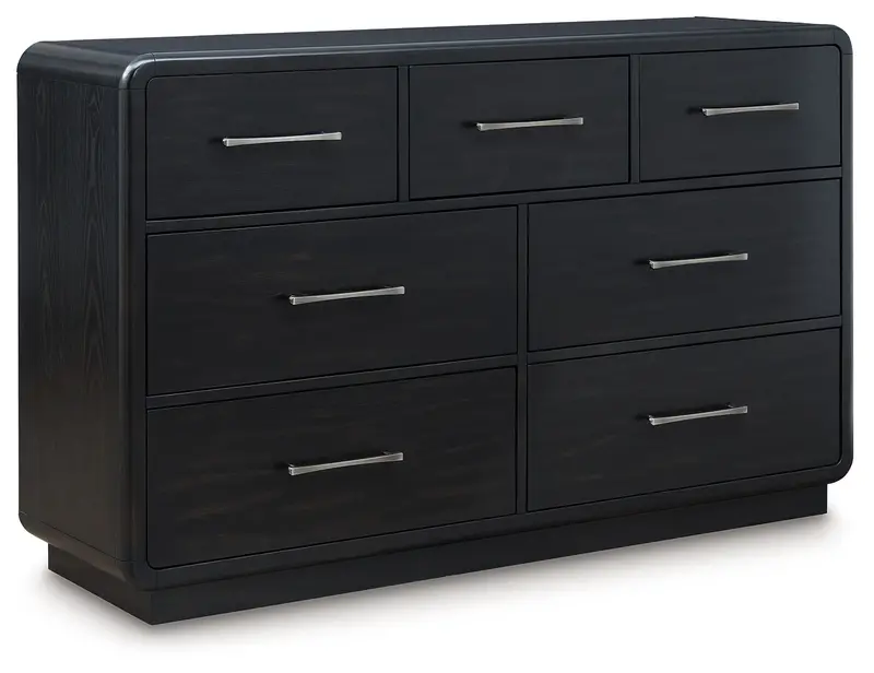 Black Rowanbeck 6-Drawer Dresser 1