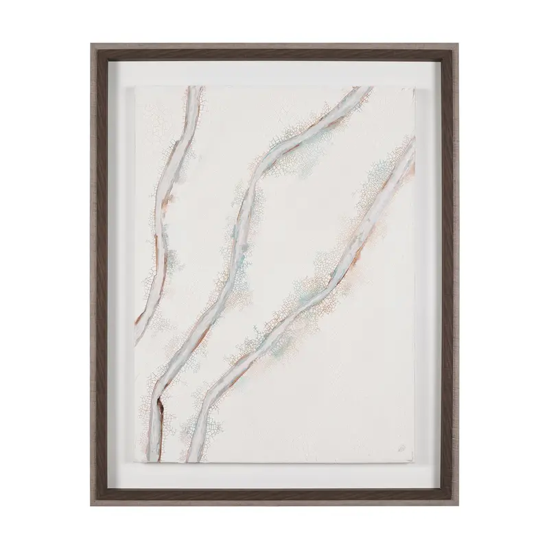 Blue Willow I Original Artwork By Studio M – Handmade Framed Wall Art 1