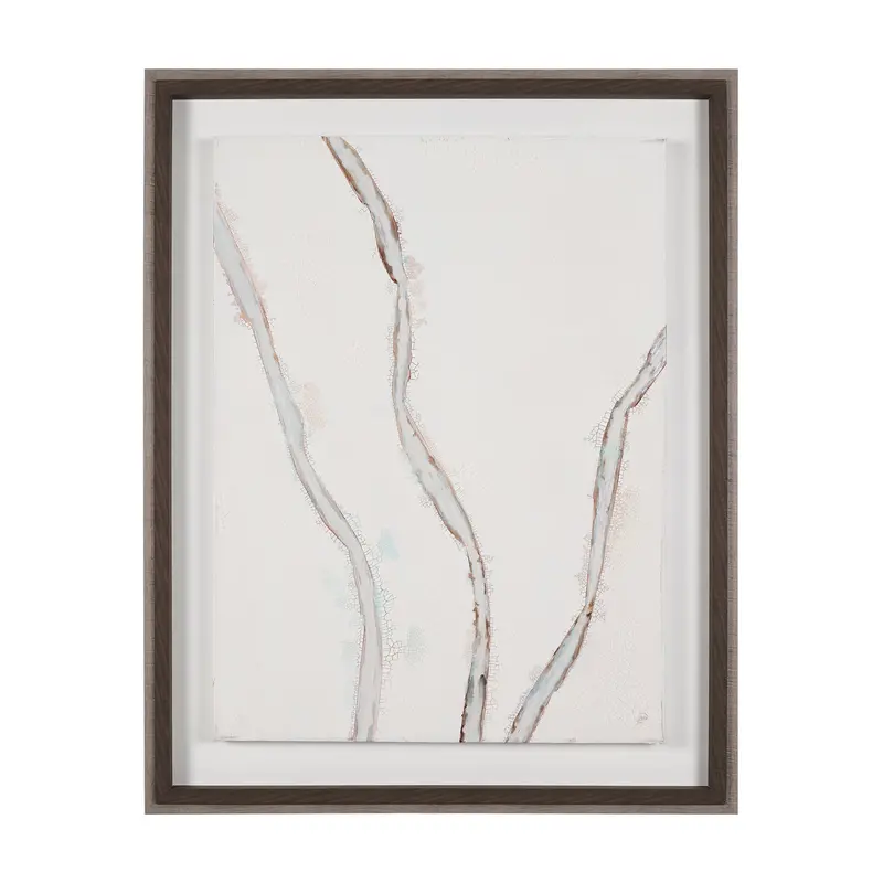 Blue Willow Ii Original Artwork By Studio M – Handcrafted Framed Decor 1