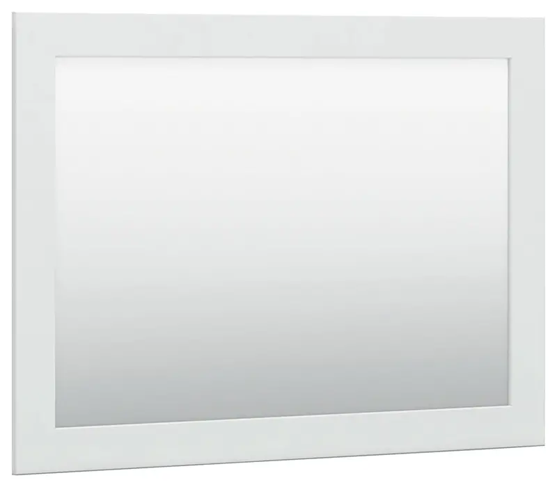 Bostwick Shoals Wall Mirror – Standalone Oval Frame In White Finish 1