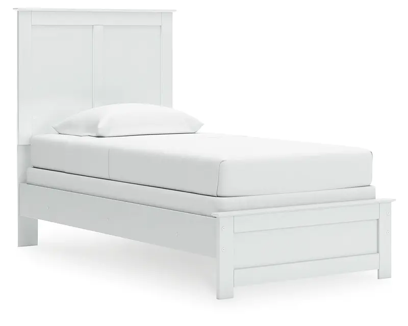 Bostwick Shoals White Twin Panel Bed 1