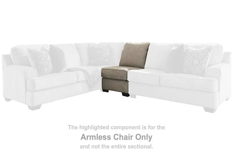 Bovarian Stone Gray Armless Accent Chair For Flexible Seating 1