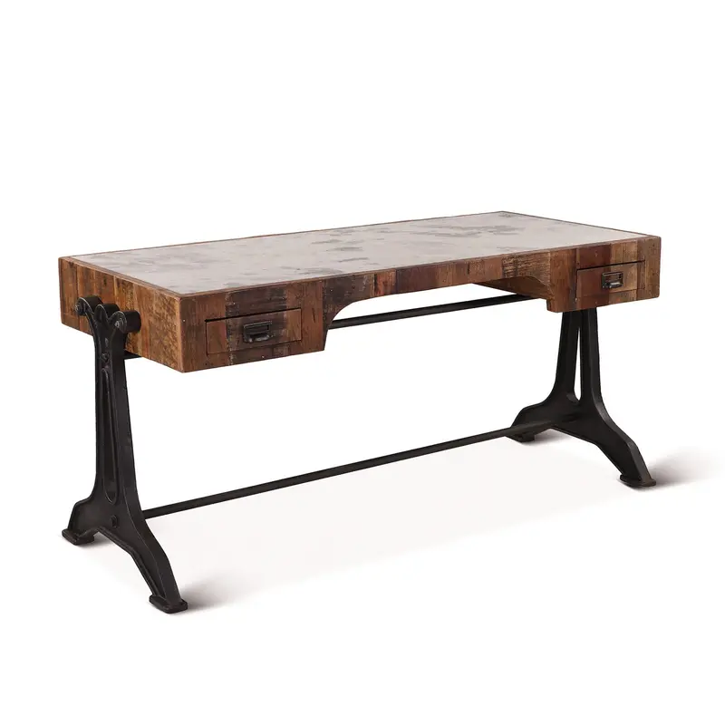 Bowery 63-Inch Executive Office Desk – Premium Marble Surface 1