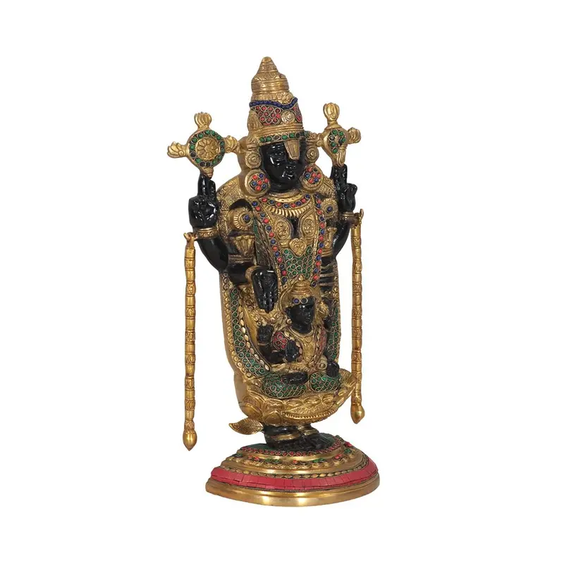 Brass Tirupati Balaji Idol Statue 1