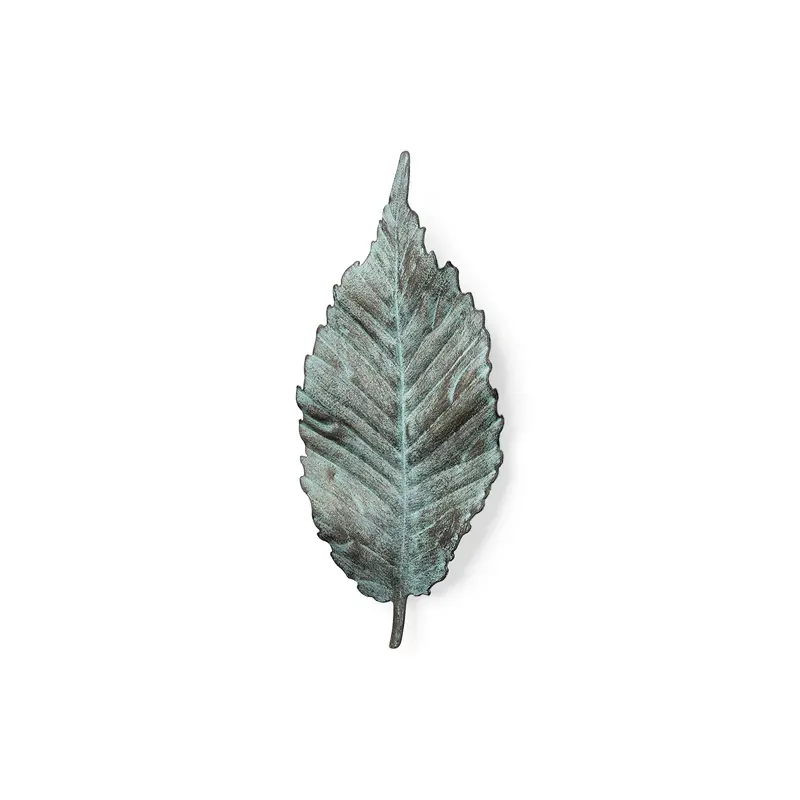 Brattea Wall Art – 12" Metal Leaf Sculpture For Contemporary Spaces 1