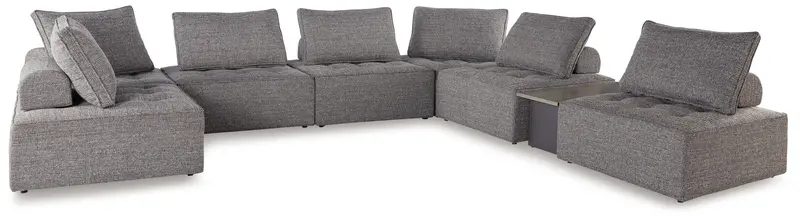 Bree Zee 8-Piece Brown Outdoor Sectional – Includes Lounge, Corner & Center Pieces 1