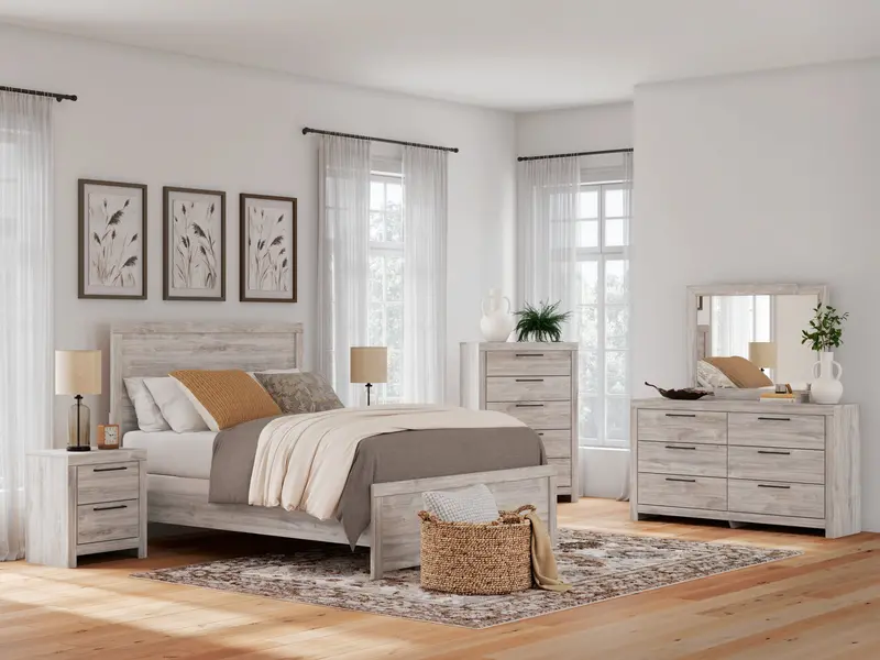 Broachmyn Gray Panel Bedroom Set – Coordinated Modern Sleeping Suite 1