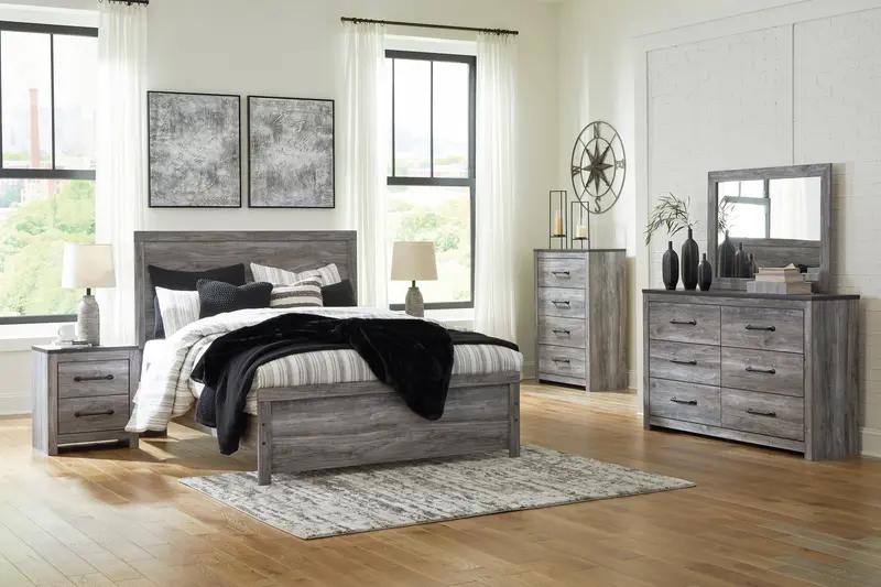 Bronyan Dark Gray Panel Bedroom Collection 1