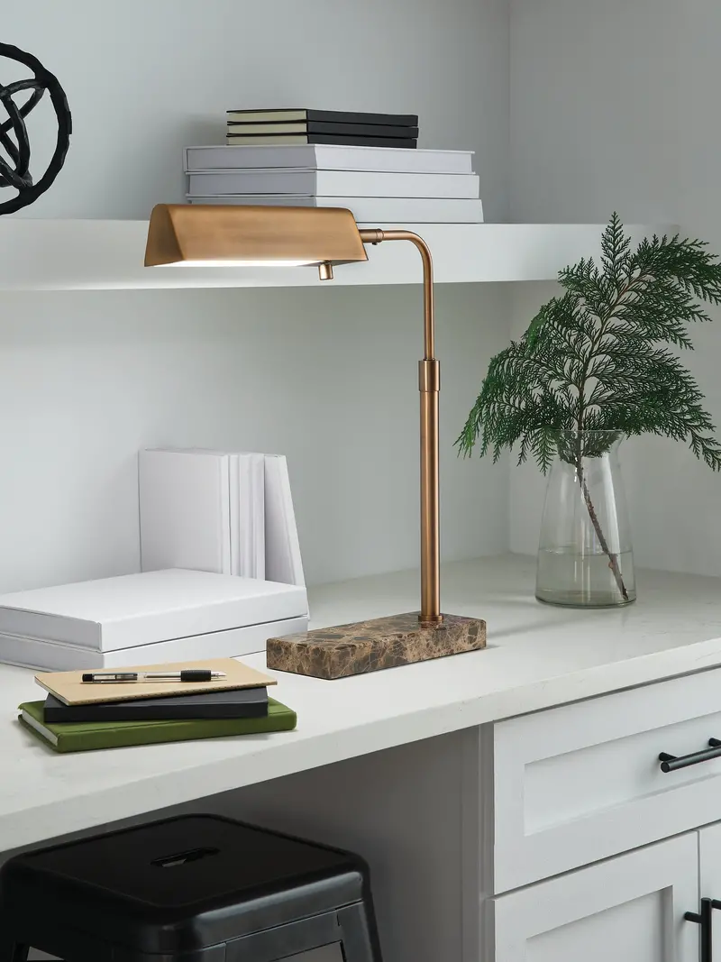 Bronze Metallic Desk Lamp 1
