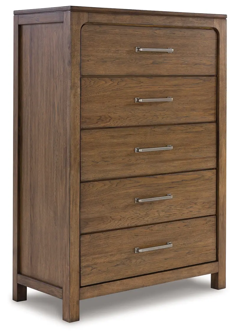 Cabalynn Light Brown 5-Drawer Chest 1