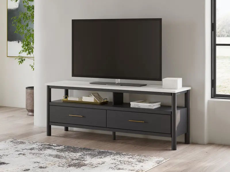 Cadmori Two-Tone 71-Inch Modern Tv Stand For Living Room 1