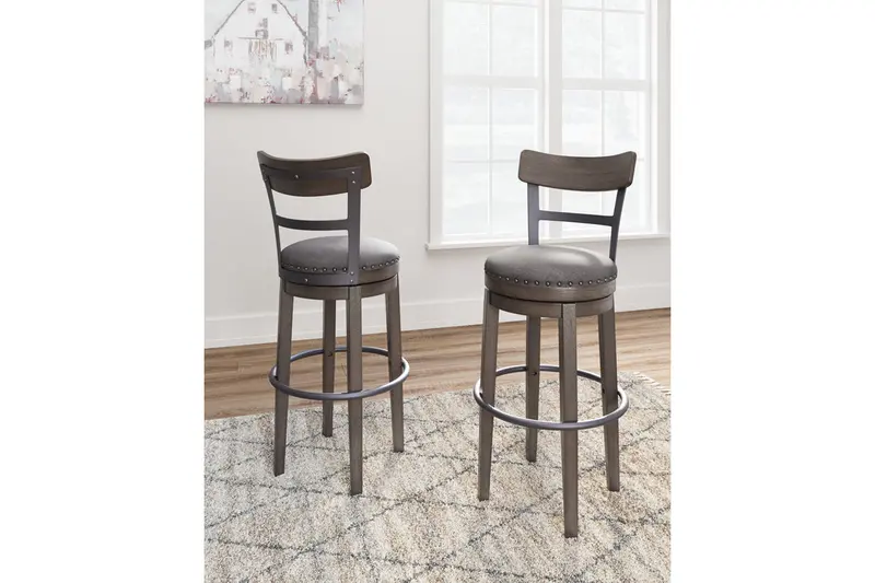 Caitbrook Gray Barstool – Counter Height Design 1