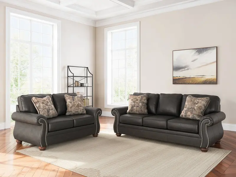 Chasemore Sofa And Loveseat Pair – Modern Living Room Set 1