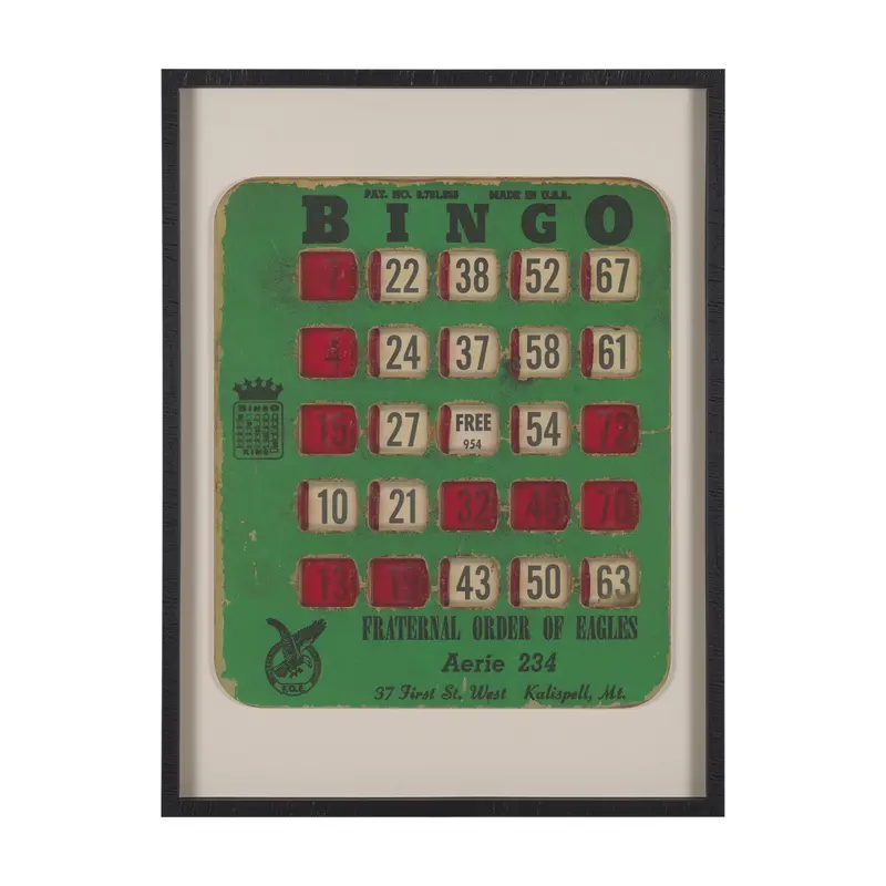 Chasing Numbers Iii Framed Art Print — Matted Glass Display By Zap Studio 1