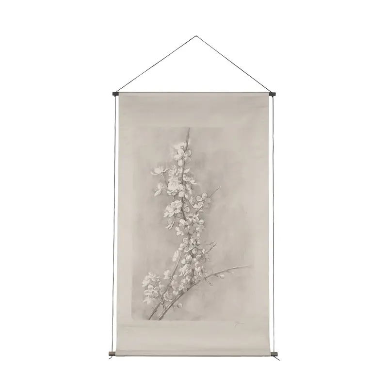 Cherry Blossom Sketch I — Framed Hand-Embellished Art Print By Mercana Studio 1