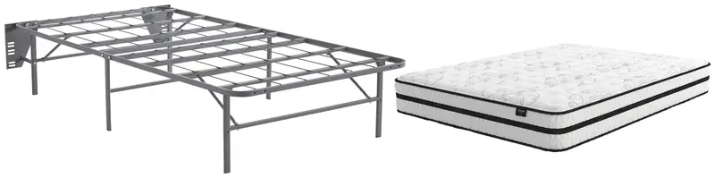 Chime 10-Inch Hybrid Mattress With White Foundation – Medium-Firm Support 1