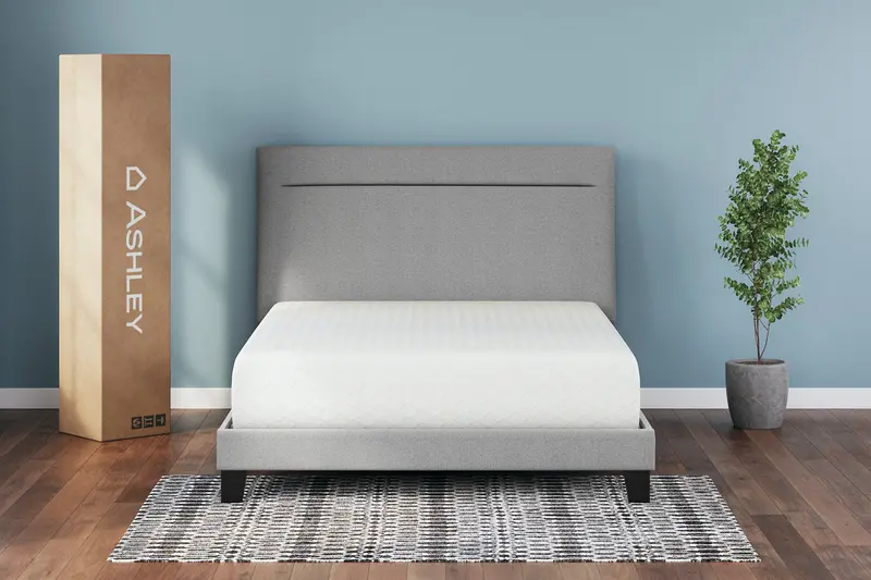 Chime 12-Inch Memory Foam King Mattress – White High-Density Bed-In-A-Box 1