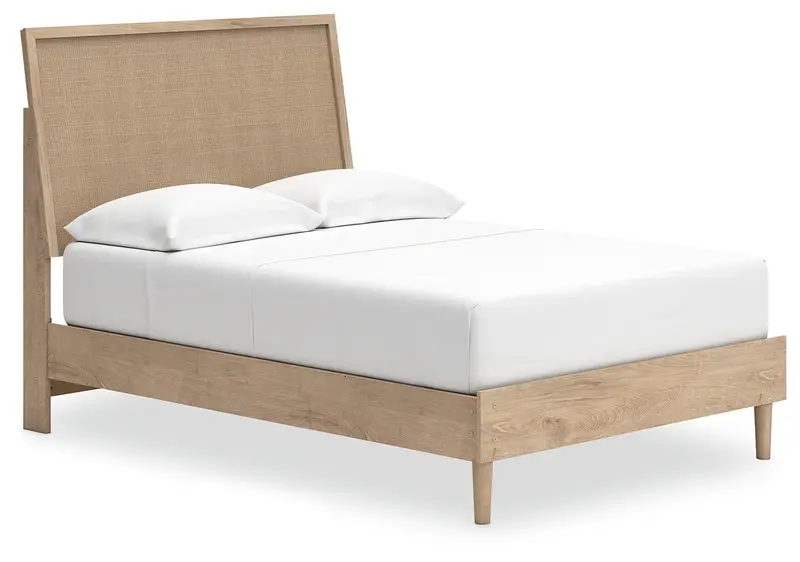 Cielden Two-Tone Full-Size Platform Bed Frame 1