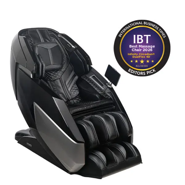 Circadian 4D Dualflex Massage Chair In Black 1