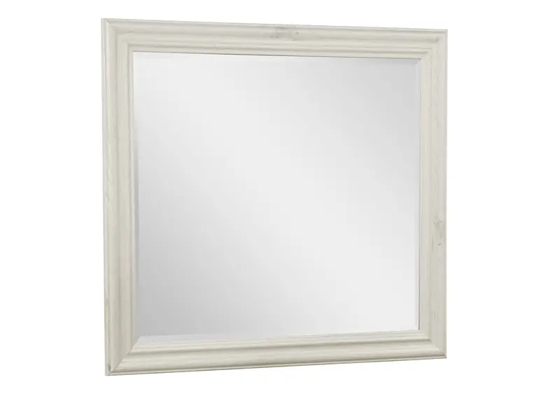 Claribelle White Dresser Top Mirror – Standalone Accent 1