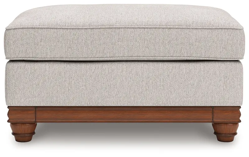 Clearbrooke Sandstone Tufted Ottoman – Versatile Footrest And Accent Piece 1
