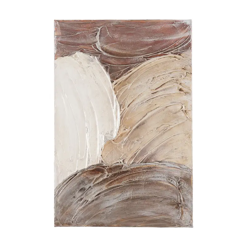 Colored Shells Ii Original 3D Textured Canvas – Handmade Framed Artwork By Studio M 1