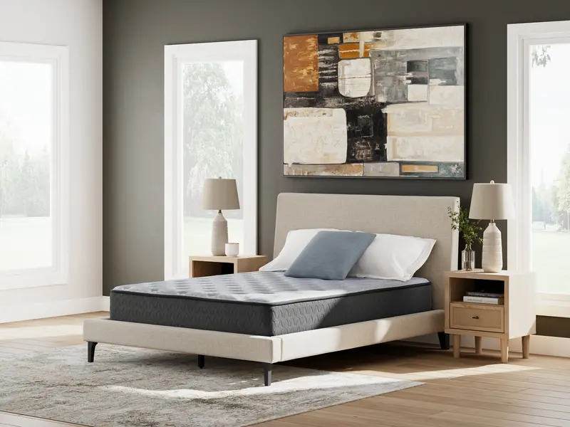 Comfort Plus Gray Full-Size Memory Foam Mattress 1