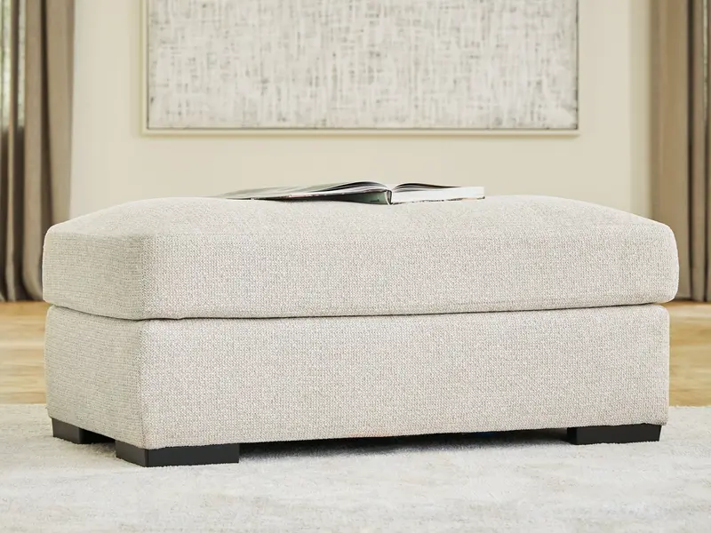 Conlee-Pike Linen Fabric Ottoman 1