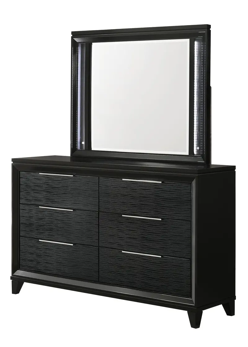 Cressida Black Led-Illuminated Dresser Top Mirror 1