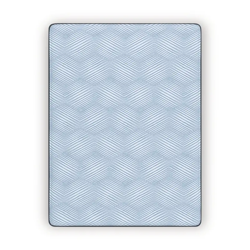 Dellyn 10 Hybrid Light Blue King Mattress 1