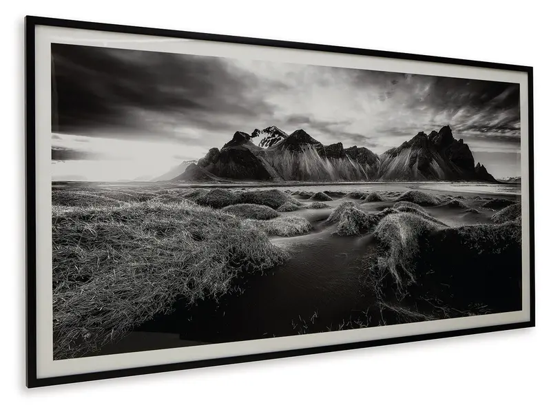 Delstone Black And White Abstract Wall Art Print 1