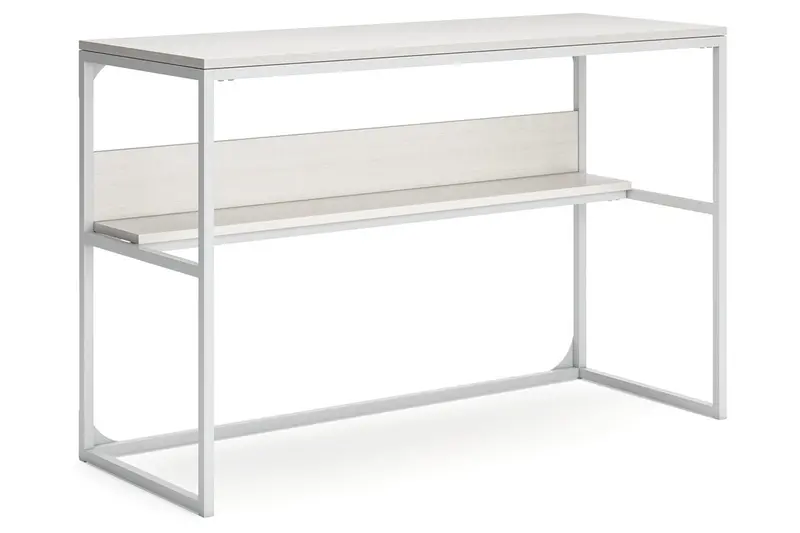 Deznee Sleek White Home Office Desk 1