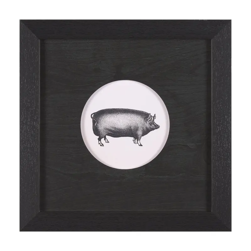 'Down On The Farm Iii' Framed Wall Art Print By Wild Apple Portfolio – Matted & Glass-Protected 1