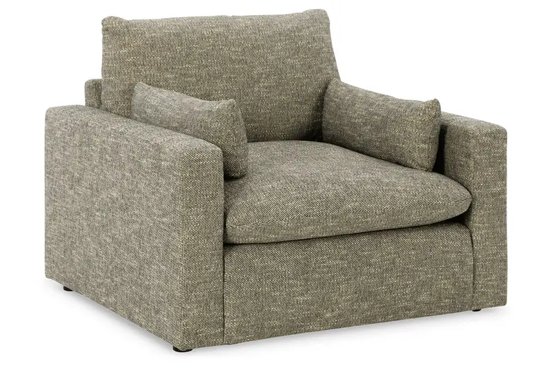 Dramatic Granite-Finished Oversized Accent Chair 1