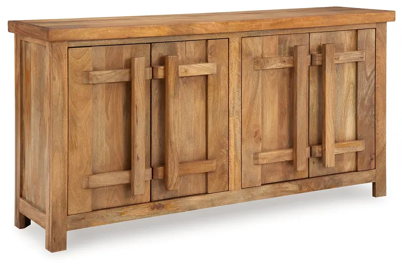 Dresor Natural Wood Accent Cabinet 1