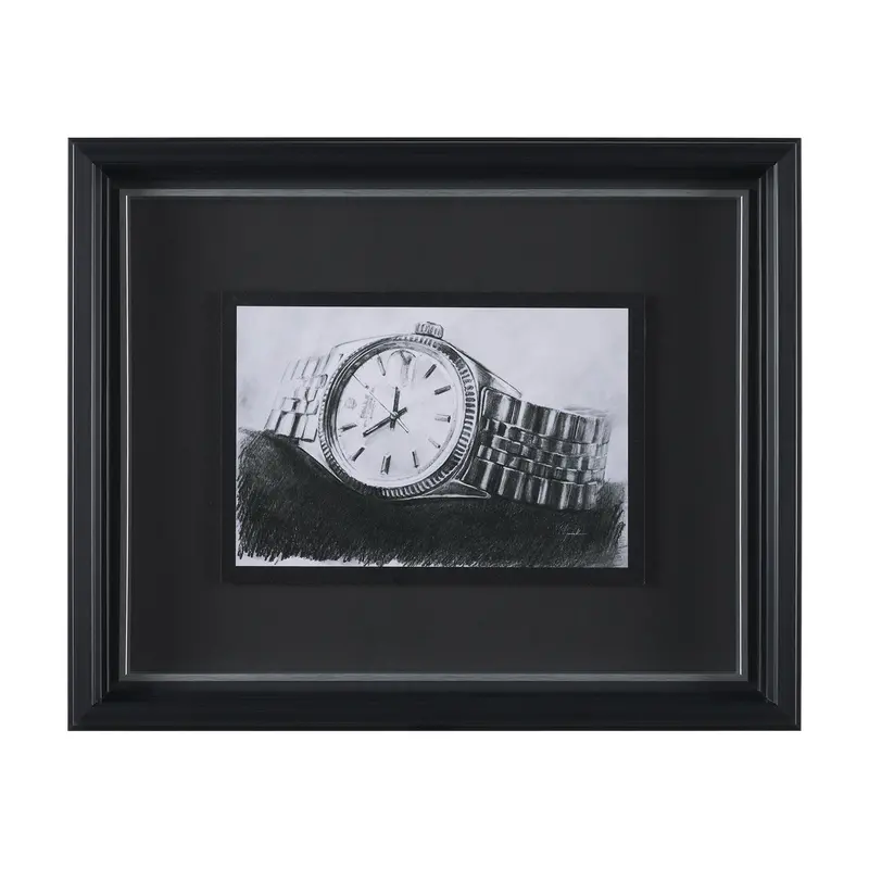 'Dress For Success I' Hand-Embellished Framed Art Print By Mercana Studio – Matted Under Glass 1