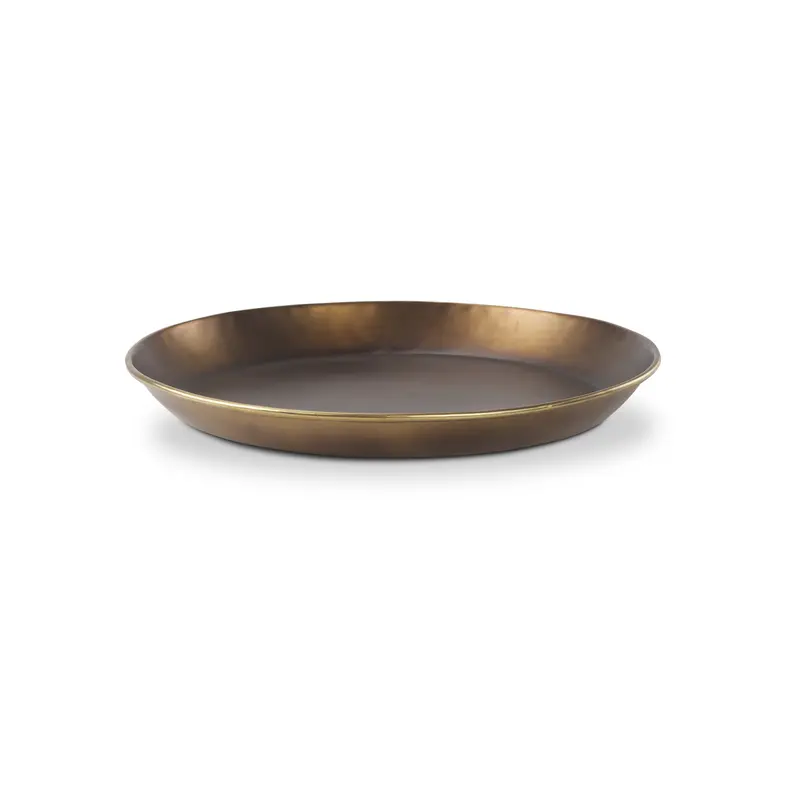 Eagan Brass And Aluminum Serving Tray (20"L X 20"W X 1.8"H) 1