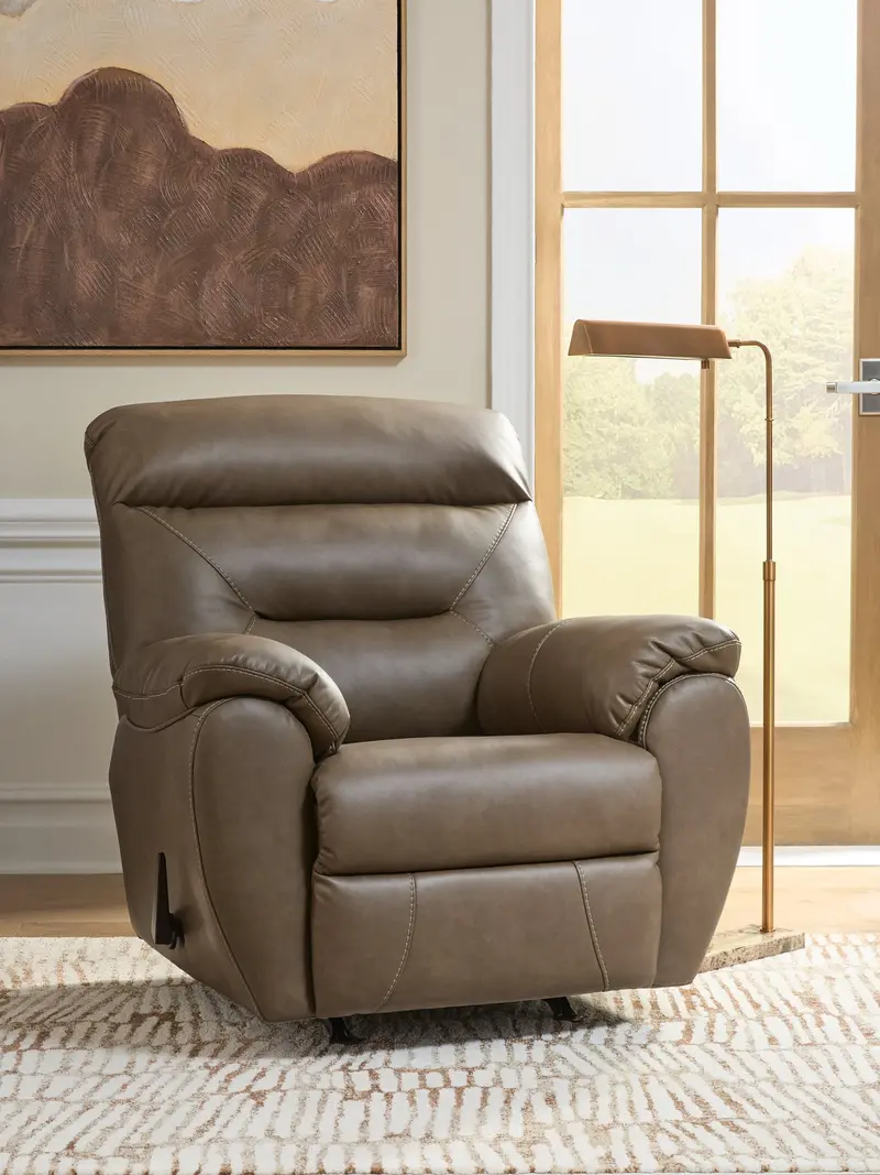 Elksworth Biscotti Fabric Power Recliner 1