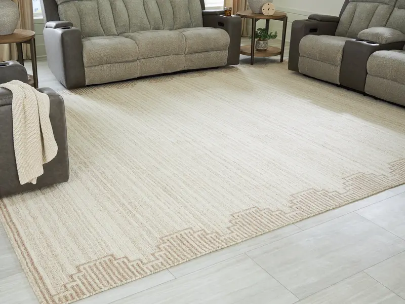 Emorymore Brown-And-Beige Extra-Large Area Rug 1