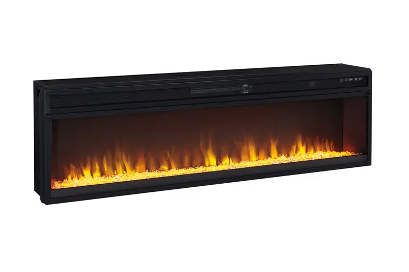 Entertainment Accessories Black Electric Fireplace Insert Unit 1
