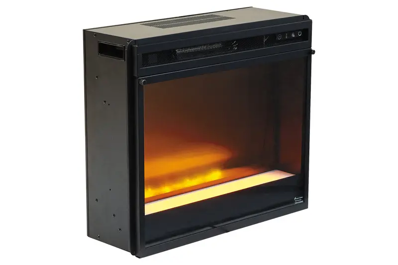 Entertainment Accessories Black Plug-In Electric Fireplace Insert 1
