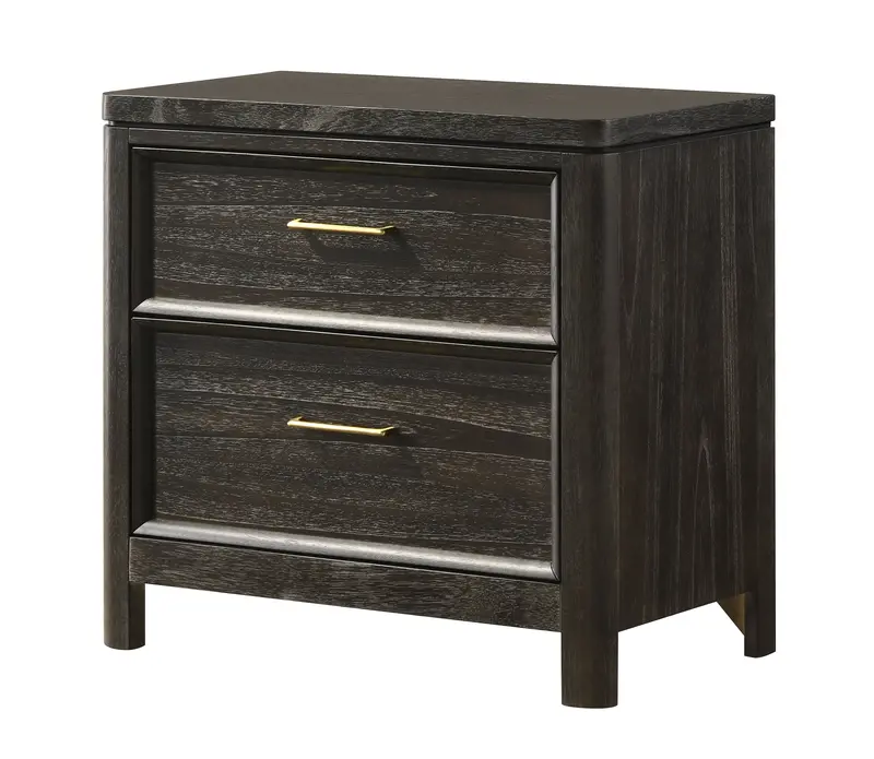 Ethel Dark Brown Nightstand – Matching Bedroom Companion 1