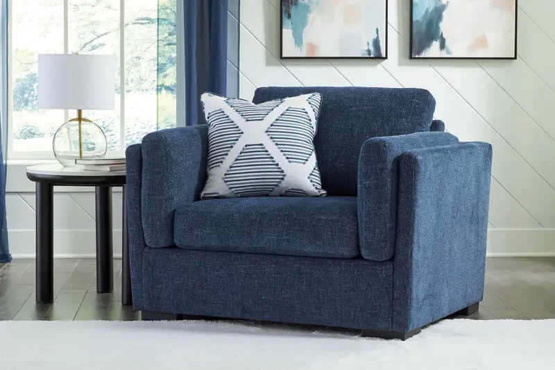 Evansley Navy Oversized Accent Chair 1