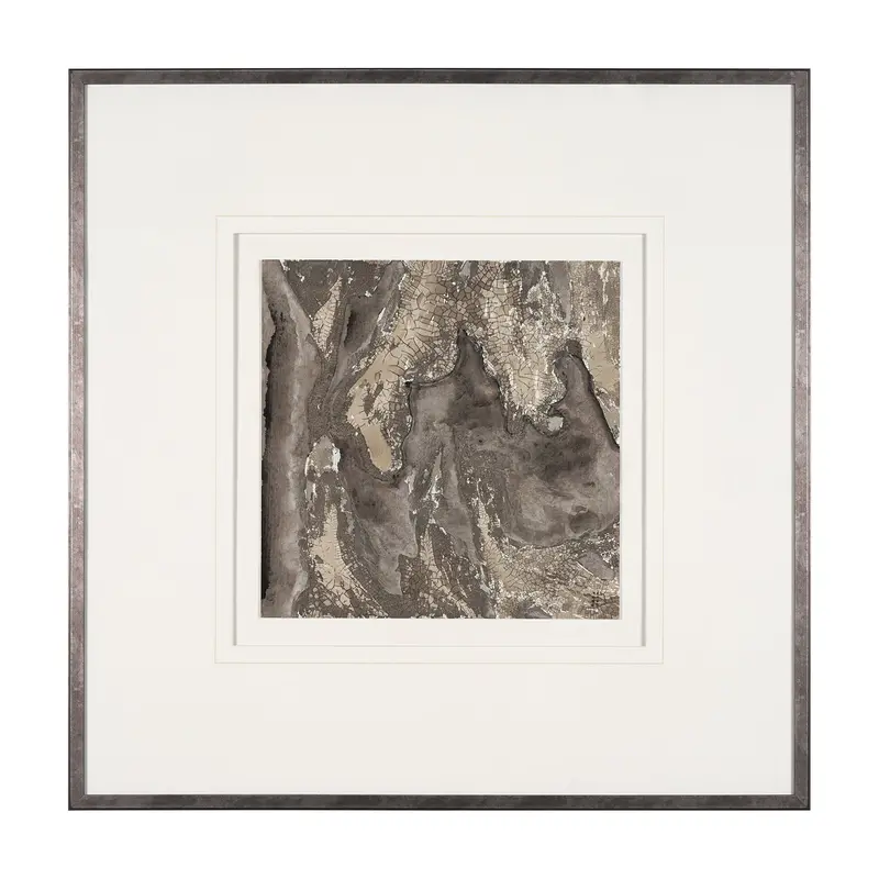 Evergreen Bark – Original Handmade Framed Artwork Under Glass By Studio M 1