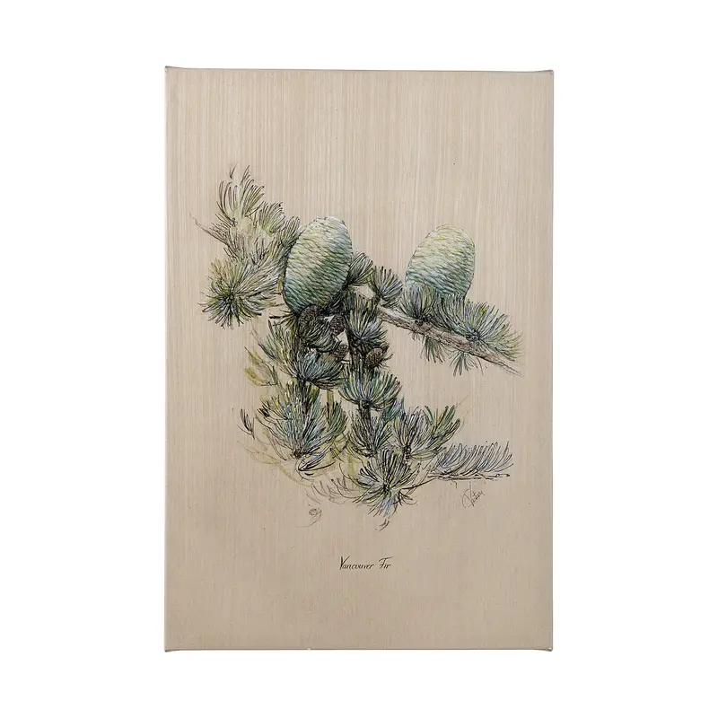 Evergreen Collection Ii – Textured Hand-Embellished Canvas Art By Victoria 1