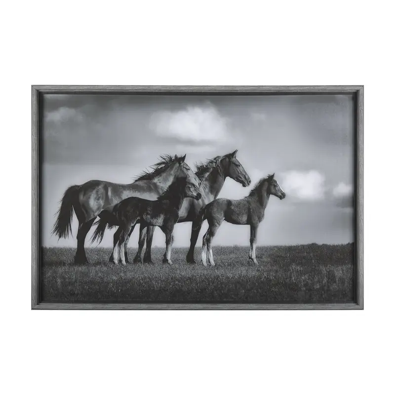 Focused – Hand-Embellished Textured Framed Photo Art Print With Mat And Glass By Mercana Studio 1